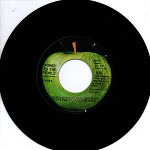 John Lennon/ Plastic Ono Band 「Power To The People/ Touch Me」米国盤EPレコード