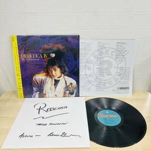 貴重！！ レベッカ 直筆サイン入り「REBECCA IV Maybe Tomorrow」LPレコード