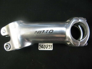 ピスト・競輪/NJS認定【NITTO NJ-89EX】軽合Aヘッドステム90mm/73°美中古