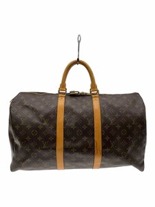 LOUIS VUITTON◆キーポル50_モノグラム・キャンバス_BRW/PVC/ブラウン/M41426/ルイヴィトン