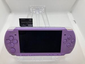 美品　PSP3000ライラックパープル　メモリースティック付き　 SONY ソニー プレイステーションポータブル