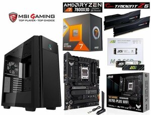 ■★最新AMD Ryzen7 7800X3D/水冷/TUF X670/DDR5 32GB/M.2SSD 1TB/750W/Win11 Pro/Office2021 限定特価!