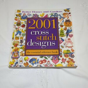 洋書　クロスステッチ図案集　2001 cross stitch designs