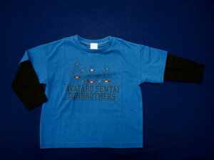 新品　FO9141-120　暴太郎戦隊ドンブラザーズ　長袖Ｔシャツ　青　レターパック発送（代引き不可）