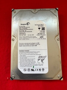 動作保証　ST3400832AS　3.5インチHDD　400GB　Seagate　SATA (A091)