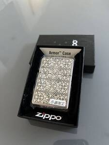 ZIPPO ジッポー アーマー zippo クロスモチーフ アラベスク armor 5面彫刻　ジッポ