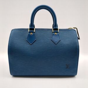 ルイヴィトン　ハンドバッグ　スピーディ25　エピ　M43015　VI1922　ブルー　LOUIS VUITTON ◆3109/宮竹店