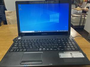 カメラ内蔵/中古/15型/ノートPC/Windows10/爆速SSD256GB/4GB/i5 M560/EMACHINES　E732Z-F22B 新品無線マウス　MS office2010搭載