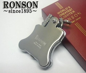 送料270円～新品正規品 RONSON(ロンソン)BanjoバンジョーR01-1030(クロームサテン)オイルライター(日本製)フリント式since1927シルバー