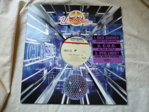 C.O.D. / In The Bottle ダンサブルELECTRO DISCO CLASSIC 12EP Rick Summer / Born To Be Alive - Otis Liggett / Every Breath You Take