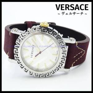 ヴェルサーチ ヴェルサーチェ VERSACE 時計 腕時計 メンズ クォーツ スイスメイド GRECA GLAM グレカグラム VE6D00123 レーザーバンド