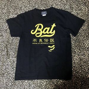 BAT × JOHNNY KOOL コラボ Tシャツ 不良伝説 80