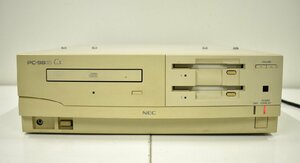 竜D136◆通電可 旧型 PC NEC PC-9821Cx model S3 パソコン パーソナルコンピュータ デスクトップ 部品取り 日本電気