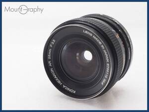 ★実用美品★ KONICA コニカ HEXANON AR 28mm F3.5 ★完動品★同梱可 #i8618