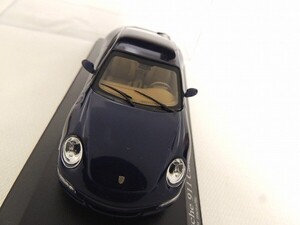 【美品/1円～】MINICHAMPS ミニチャンプス 1/43 Porsche ポルシェ 911 カレラ Carrera メタリック ラピスブルー ブルー 2004/60サイズ