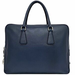 プラダ ビジネスバッグ ネイビー BALTICO SAFFIANO TRAVEL VS0305 f-20498 書類バッグ