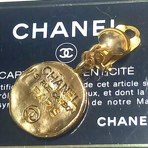 CHANEL シャネル ヴィンテージ アンティーク イヤリング カンボン 31 RUE CAMBON PARIS 片耳 片方 ゴールド ラウンド 大ぶり