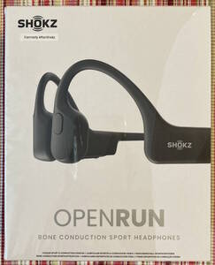 【美品】Shokz OpenRun 骨伝導イヤホン コズミックブラック【匿名配送】