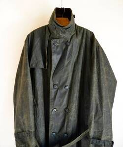 Barbour TRENCHCOAT　デッドストック　90s セージ