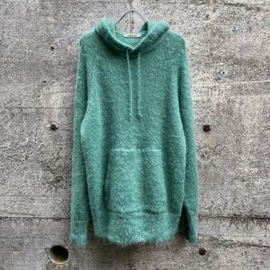 auralee オーラリー BRUSHED SUPER KID MOHAIR PARKA ニット パーカー モヘア