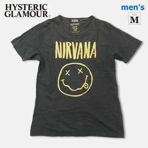 もはや説明不要の伝説！【 ヒステリックグラマー (M) 】NIRVANAプリント 半袖Tシャツ HYSTERIC GLAMOUR KURTCOBAIN カートコバーン