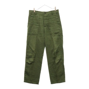 VISVIM ヴィスヴィム 22SS ALDA PANTS L/W コットン ミリタリー ベイカーパンツ カーキ 0122105008015