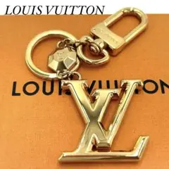 【鑑定済】LOUIS VUITTON ポルトクレ LVファセット キーリング