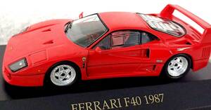 【フェラーリ特注!】Ж イクソ 1/43 Ferrari フェラーリ F40 1987 Red レッド FER007 ixo Ж 246 250 360 458 599 F50 F355 ENZO Dino 