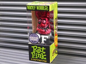 【Rat Fink・ラットフィンク】※《ボビングヘッド・メタリックレッド》　アメリカン雑貨　フィギュア　FUNKO　赤