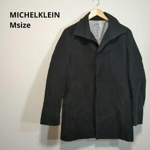MICHELKLEIN　ミッシェルクラン　チェスターコート　メンズM黒　b2