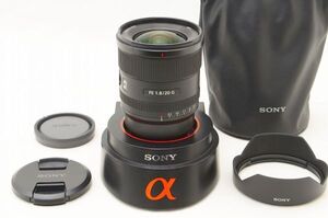 ☆極上美品☆ Sony ソニー FE 20mm F1.8 G SEL20F18G ♯24120103