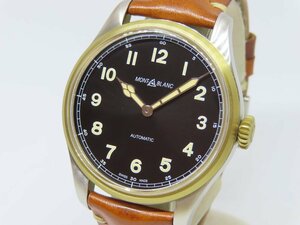 【美品】モンブラン MONTBLANC 1858 オートマティック 44mm MB116241 自動巻き メンズ腕時計