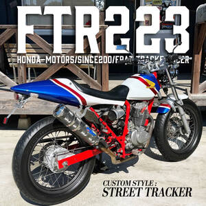 ストリートトラッカーカスタム！ シングルシートカウル FTR223 検: TW 200 グラストラッカー 250 225 クラブマン GB エストレヤ zxcv24165