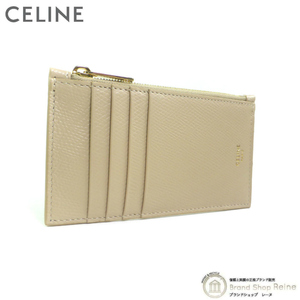 セリーヌ （CELINE） コンパクト ジップドカードホルダー カードケース コインケース 小銭入れ 10B68 Nude（新品）