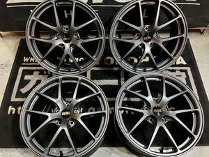 ◆状態良好!! BBS RI-A (033) 18インチ 8.5J+48 114.3/5H ホイール4本!! GRヤリス//シビック/レヴォーグ/WRX STI/MAZDA3/CX-5他