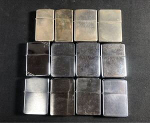 1000円〜■★着火未確認★オイルライター ZIPPO 無地 シルバーカラー スリム 現状品 喫煙具 大量 まとめ★okoy3306068-無し★r31915