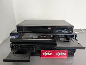 8938★ TOSHIBA BDレコーダー DBR-C100/ RD-R100/ RD-BR610 電源確認のみ ジャンク品