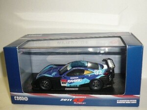 ☆1/43 EBBRO SUPER GT500 RAYBRIG HSV-010 Winter test No.100 紫/黒