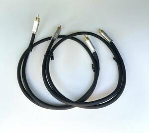 LUXMAN HIGH FIDELITY AUDIO CABLE RCAケーブル 1mペア