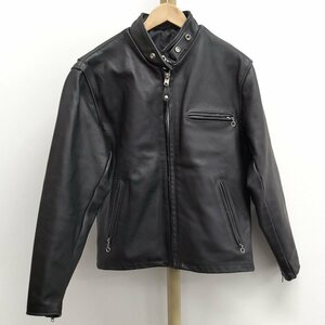 ●Schott ショット シングルライダー USA製 サイズ40 レザー 牛革 ライダースジャケット [Jコレ] H31FU44