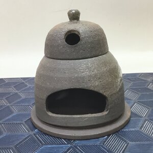 【保管品/CH】香炉 風炉窯　茶道具 ベタ足 土焼 和装 茶器 置物 RS0605/0000