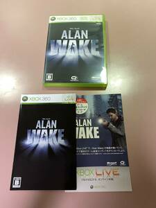 送料無料 初回版 Xbox360★アランウェイク★used☆Alan wake☆import Japan