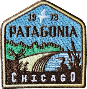 パタゴニア アイロンパッチ シカゴ イリノイ スペシャル PATAGONIA CHICAGO ILLINOIS ワッペン ネコポス 海外 アメリカ USA 店舗 限定 新品