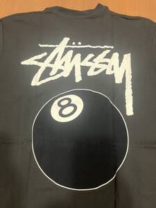 stussy 8BALL Tシャツ ステューシー 新品未使用 タグ付き BLACK 黒 M size 記念限定レアフォトオールドOLDデッドストック