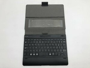 ☆ジャンク扱い☆ エレコム タブレットケース付きワイヤレスＢｌｕｅｔｏｏｔｈキーボード TK-CAP02BK 動作未確認