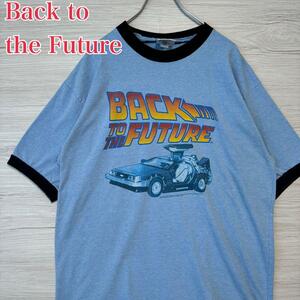 【入手困難】Back to the Future バックトゥーザフューチャー　Tシャツ　リンガー　ムービー　映画　海外輸入　ヴィンテージ　ゆったり