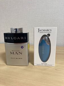 希少 箱なし未使用品　BVLGARI マン EXTREME　オードトワレ　スプレー60ml ＆ 高級アトマイザー付