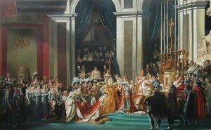 特価油絵 ダヴィッドの名作_皇帝ナポレオンの戴冠式 ma122