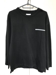 One gravity☆ワングラビティ/ロングスリーブシャツ/ロンT/ブルーステッチ/82-234-13-080013/size:M/定価:24,000円/メンズ /ブラック