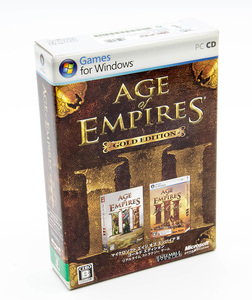 Microsoft AGE of EMPIRES III GOLD EDITION エイジ オブ エンパイア III ゴールド エディション Windows PC版 中古